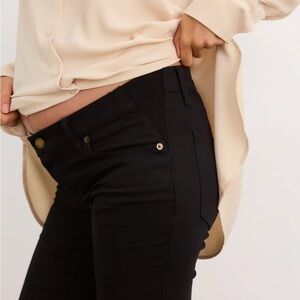 Hatch slim Maternity jeans in black